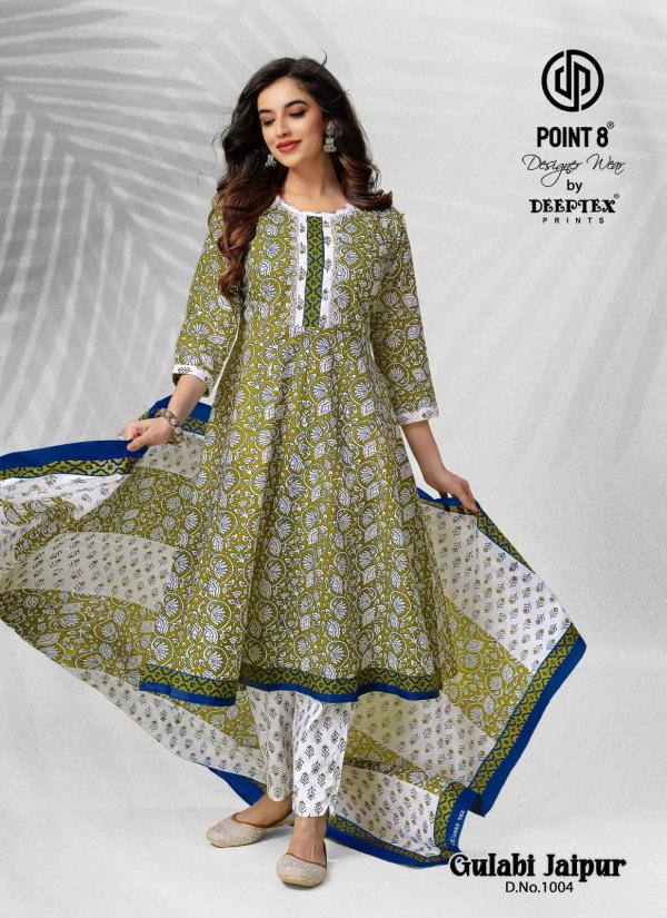 Deeptex Gulabi Jaipur Vol-1 – Anarkali Kurti With Pant & Dupatta